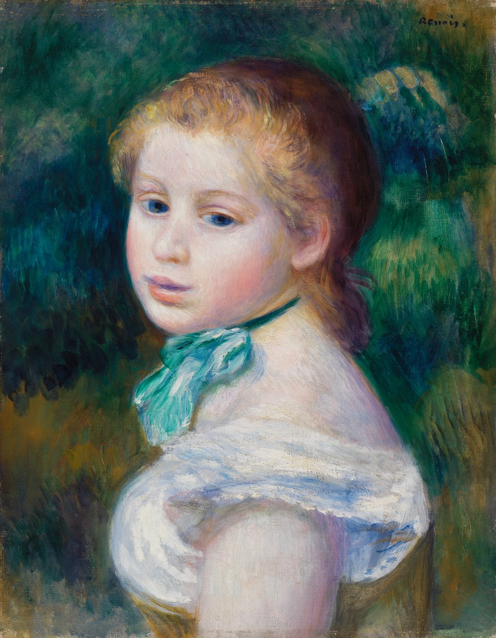 Leder for ung jente av Pierre Auguste Renoir