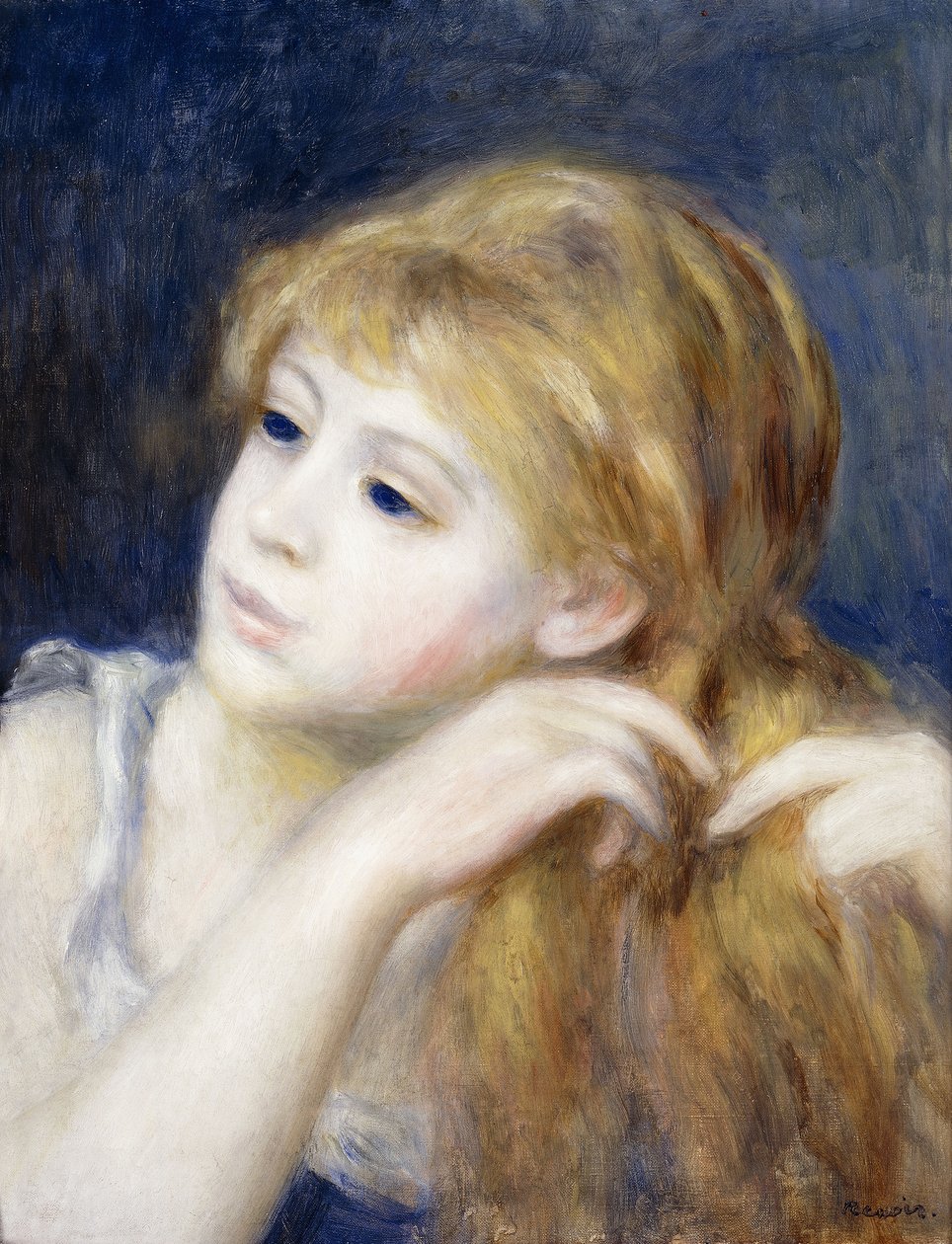 Leder for en ung jente, 1890 av Pierre Auguste Renoir