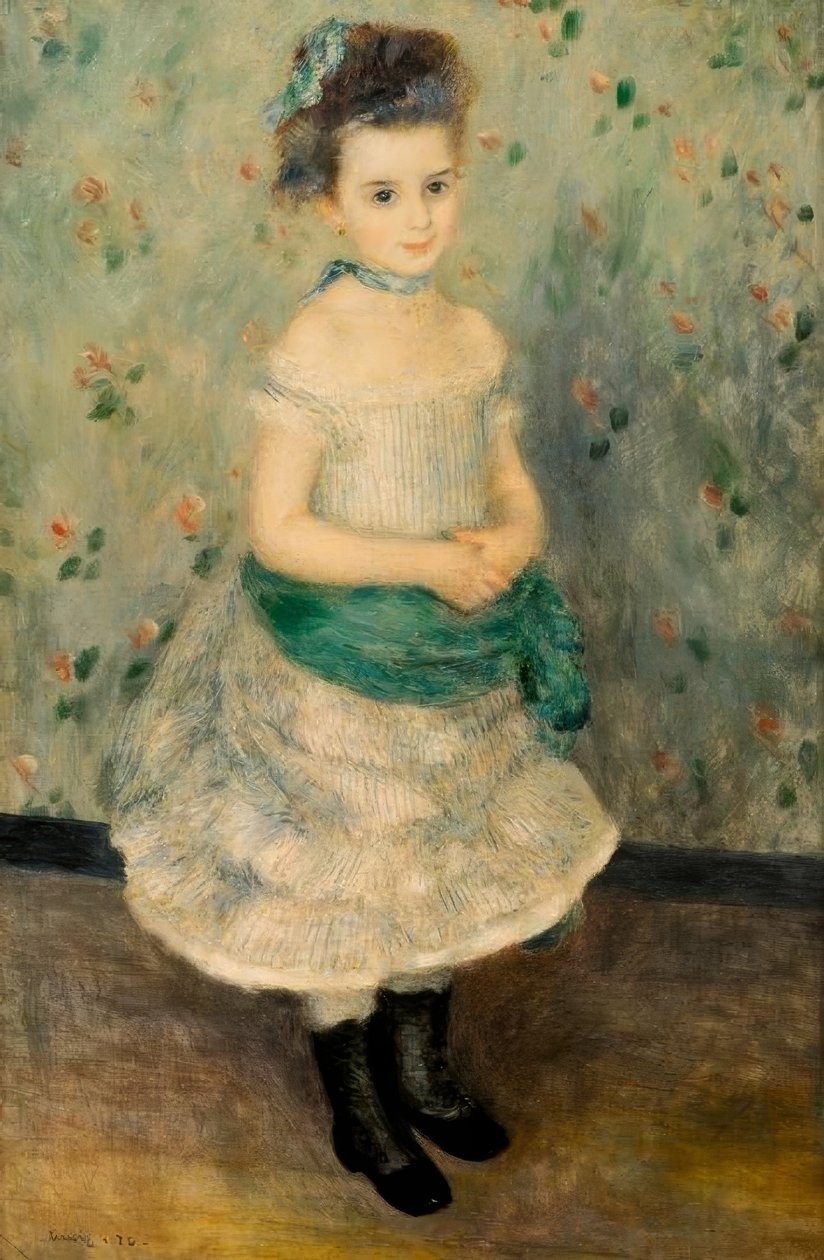 Jeanne Durand-Ruel av Pierre Auguste Renoir