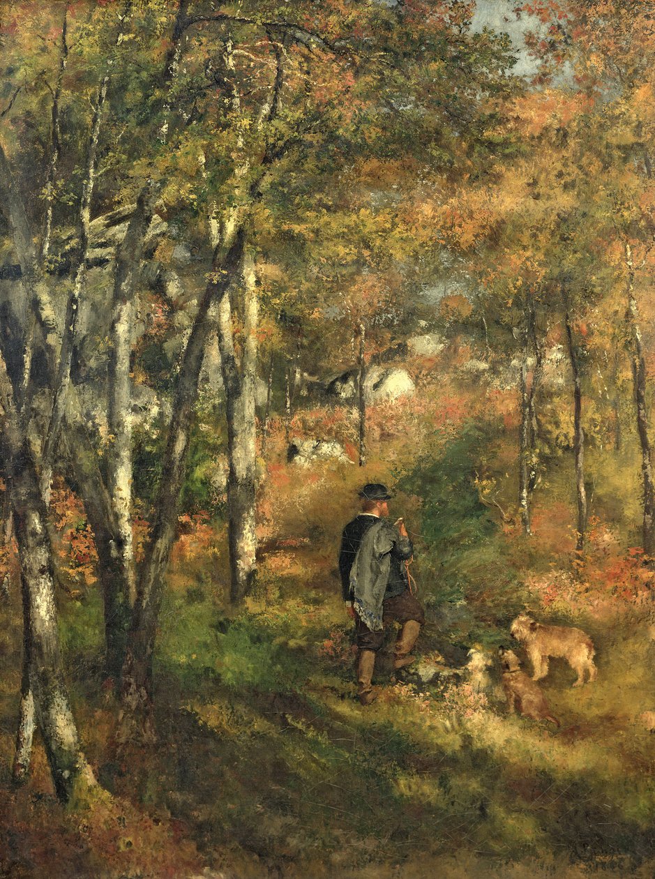 Jules Le Coeur i Fontainebleau-skogen av Pierre Auguste Renoir