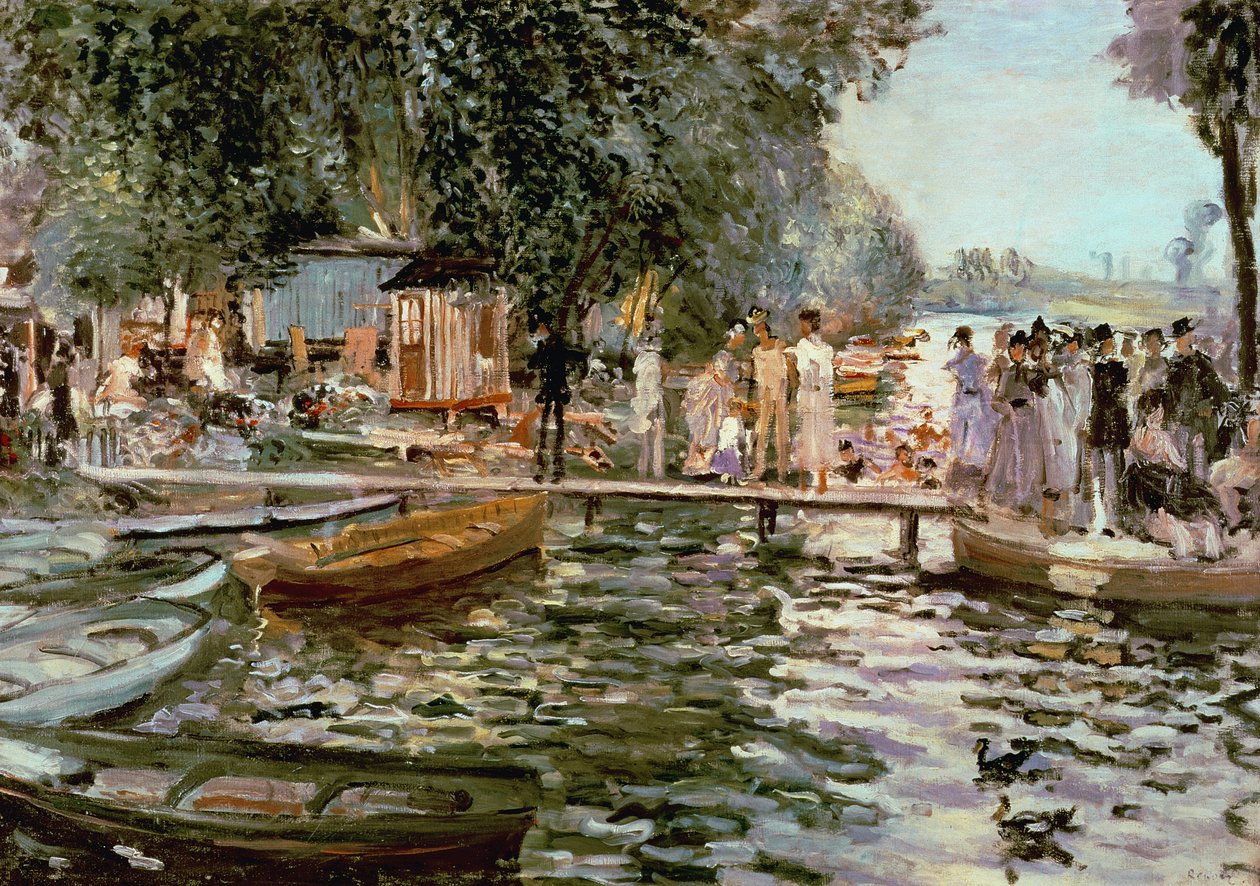 La Grenouillere av Pierre Auguste Renoir