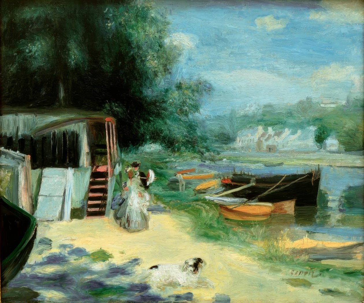 La Grenouillère av Pierre Auguste Renoir
