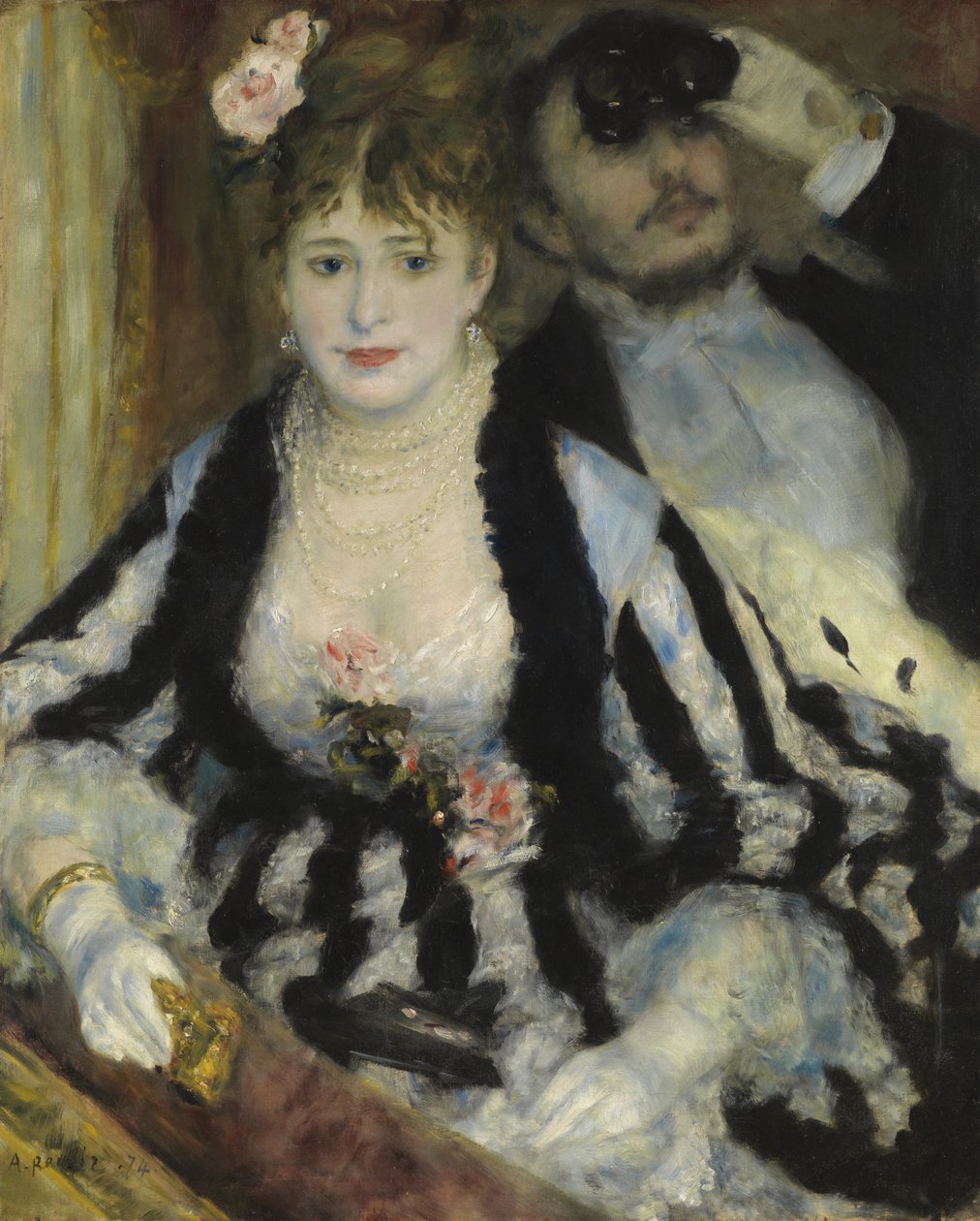 La Loge (teaterboks) av Pierre Auguste Renoir