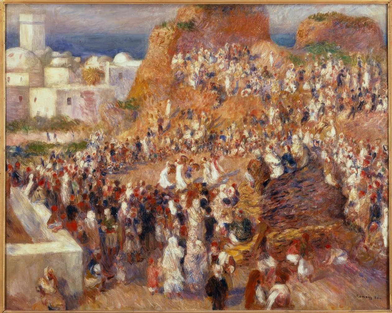 Moskeen, en arabisk festival av Pierre Auguste Renoir