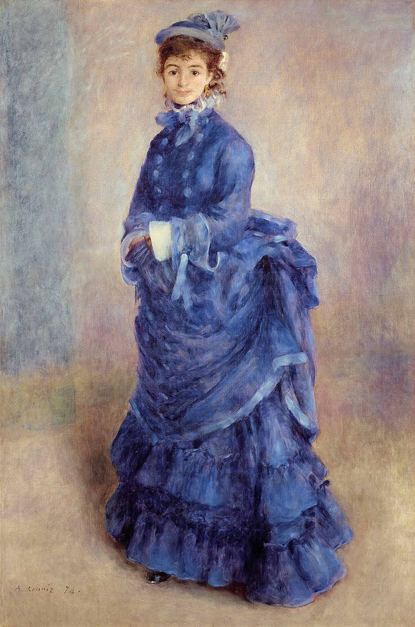 Pariseren, Den blå dame av Pierre Auguste Renoir