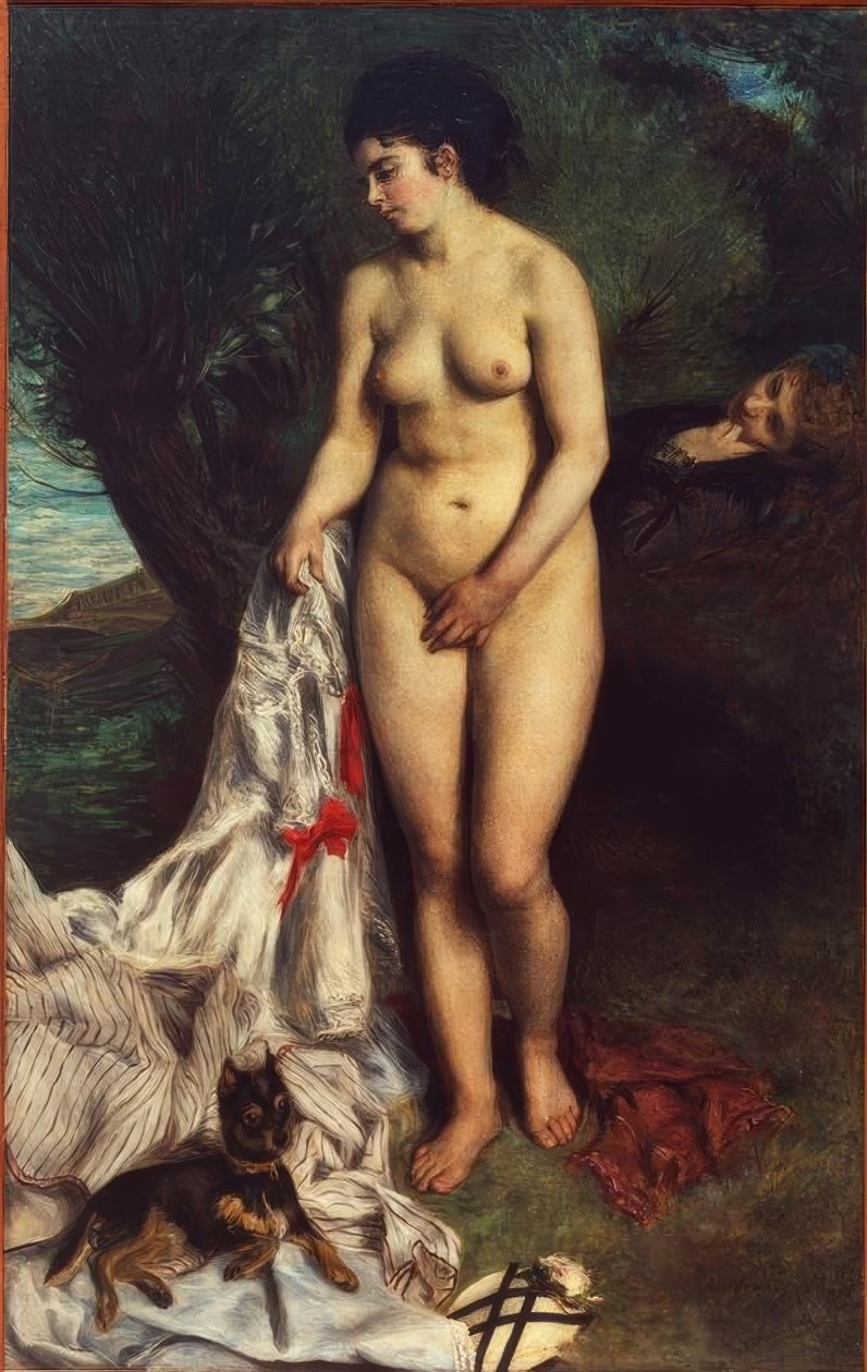 Bademannen med griffinen av Pierre Auguste Renoir