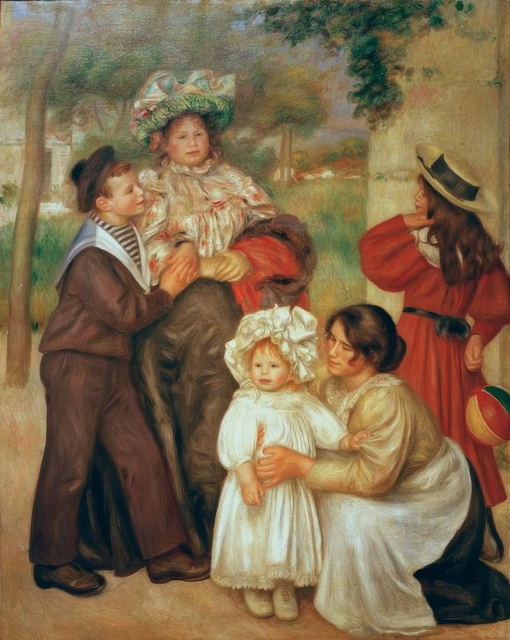 Kunstnerens familie av Pierre Auguste Renoir