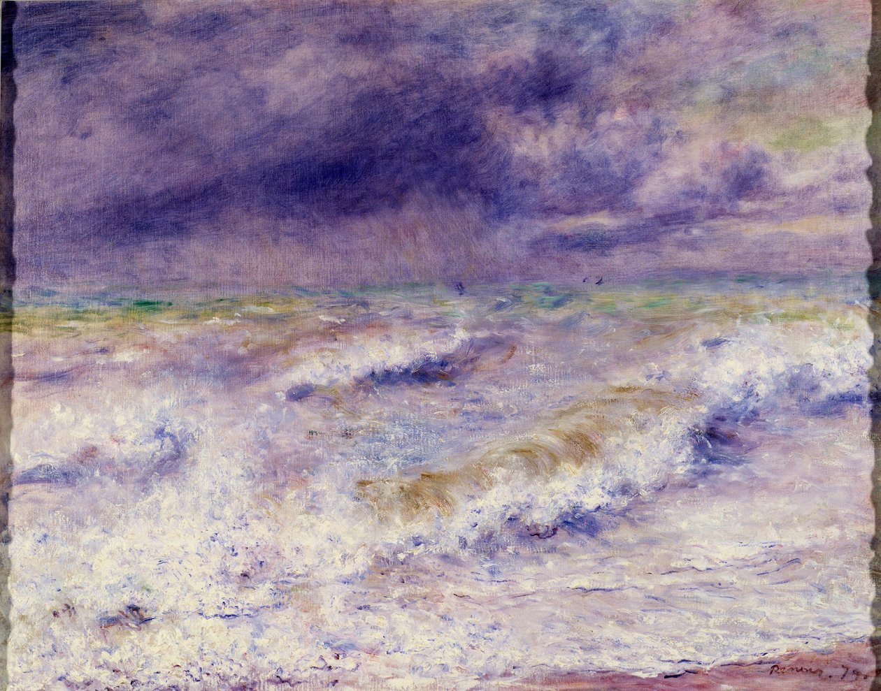 Bølgen, maleri av Pierre Auguste Renoir av Pierre Auguste Renoir