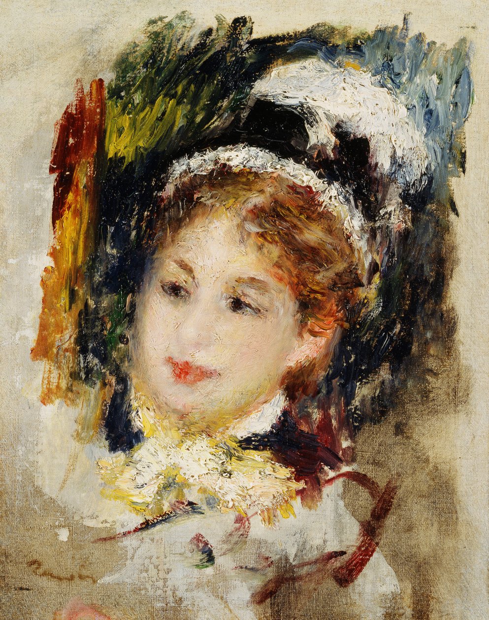 Dame i byens klær, 1875 av Pierre Auguste Renoir