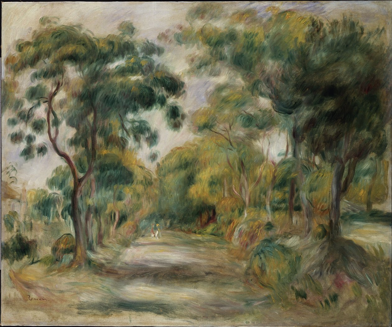 Landskap ved middagstid, 1900 av Pierre Auguste Renoir