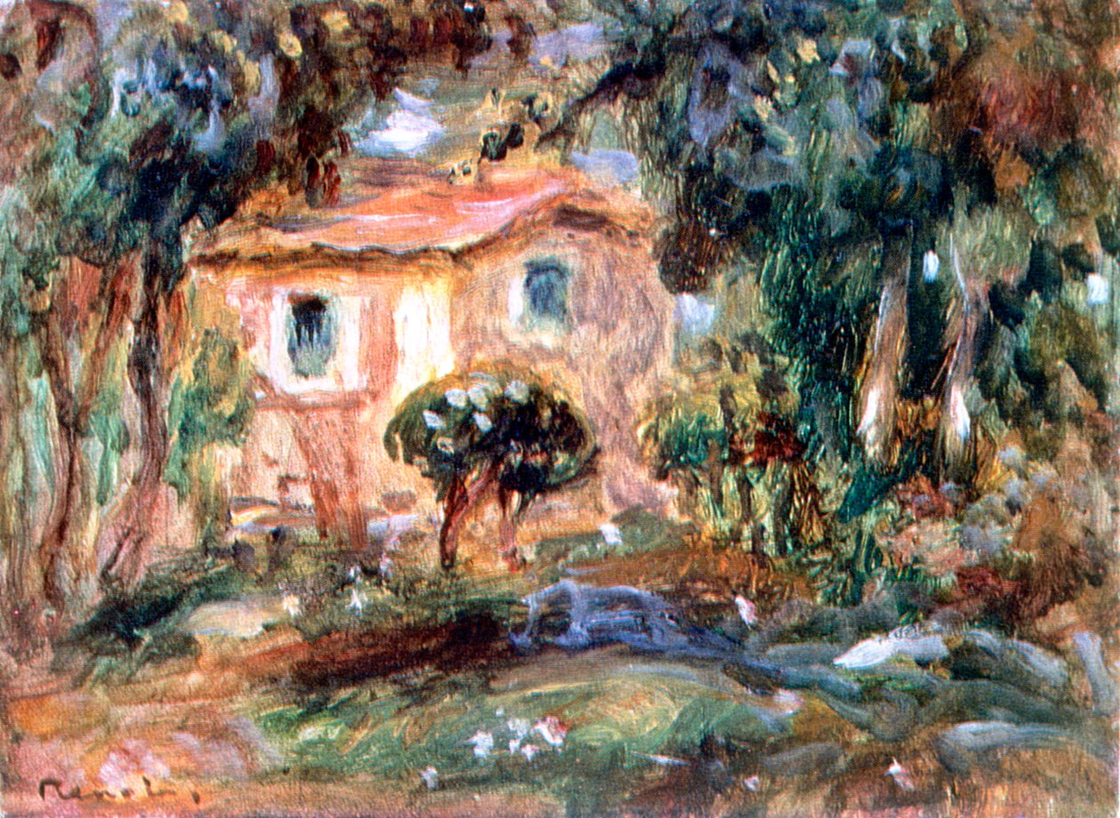Landskap, le Cannet, 1902 av Pierre Auguste Renoir
