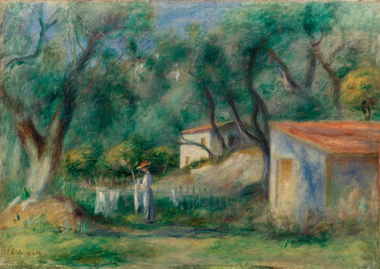 Le Cannet av Pierre-Auguste Renoir