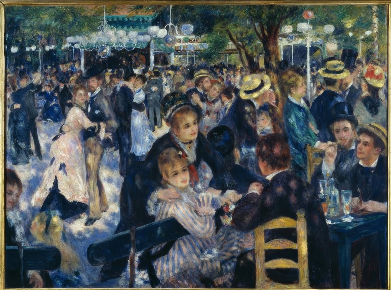 Moulin de la Galette av Pierre Auguste Renoir