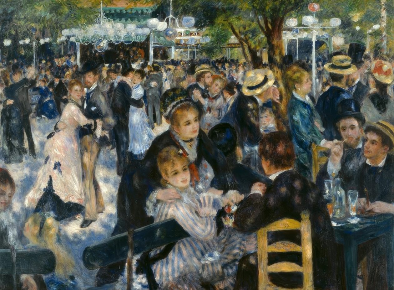 Moulin de la Galette av Pierre Auguste Renoir