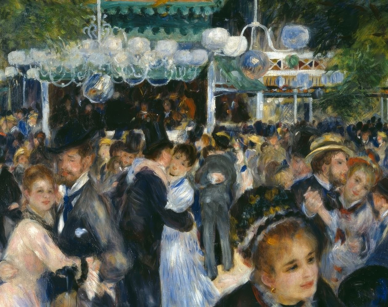 Moulin de la Galette av Pierre Auguste Renoir