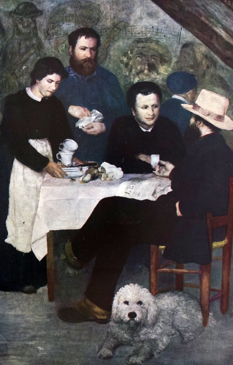 Kabareten til moren Antony Bourron-Marlotte av Pierre Auguste Renoir