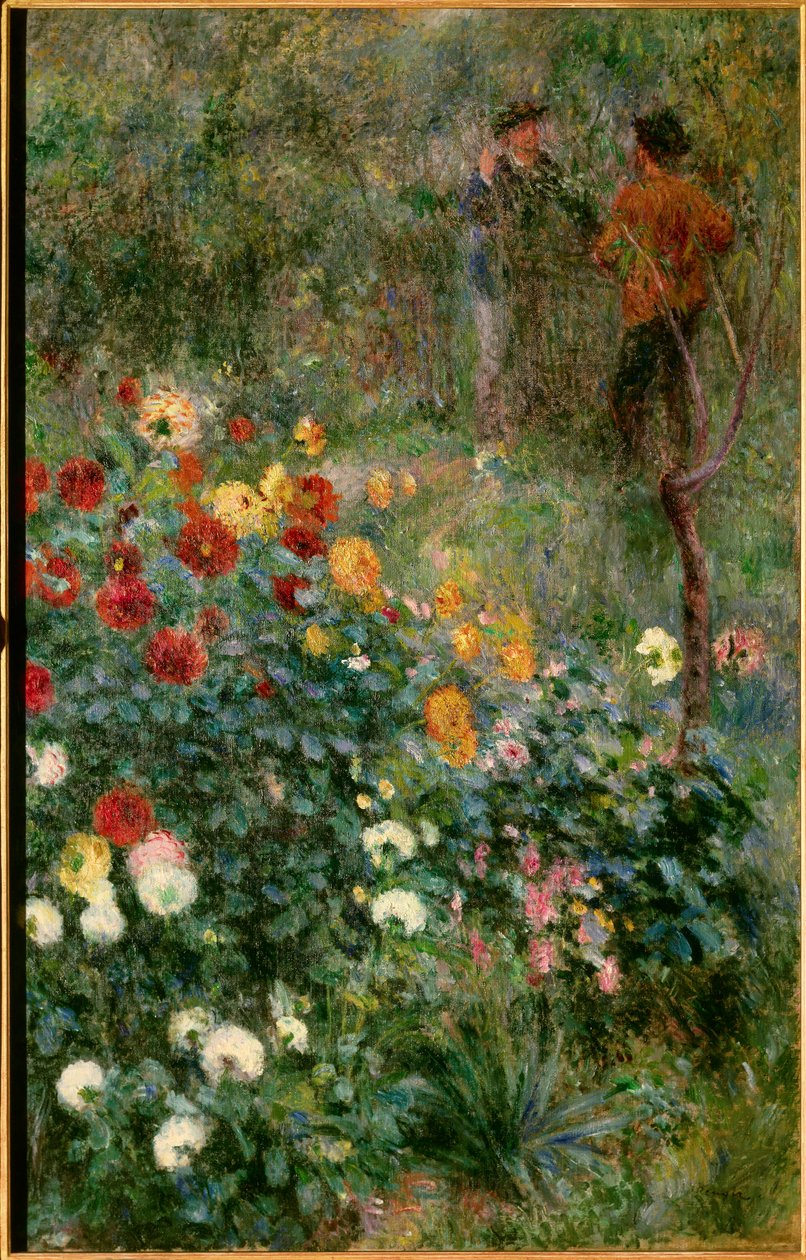 Hagen rue Cortot i Montmartre Maleri av Pierre Auguste Renoir (1841-1919) 1876 Pittsburgh. Institutt for kunst av Pierre Auguste Renoir