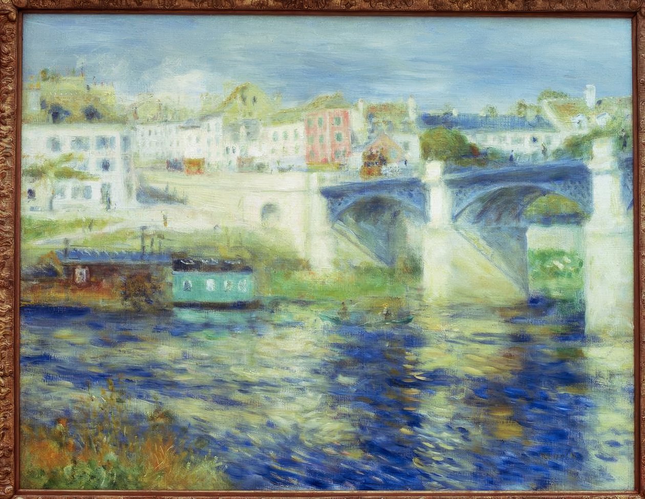 Chatou-broen av Pierre-Auguste Renoir