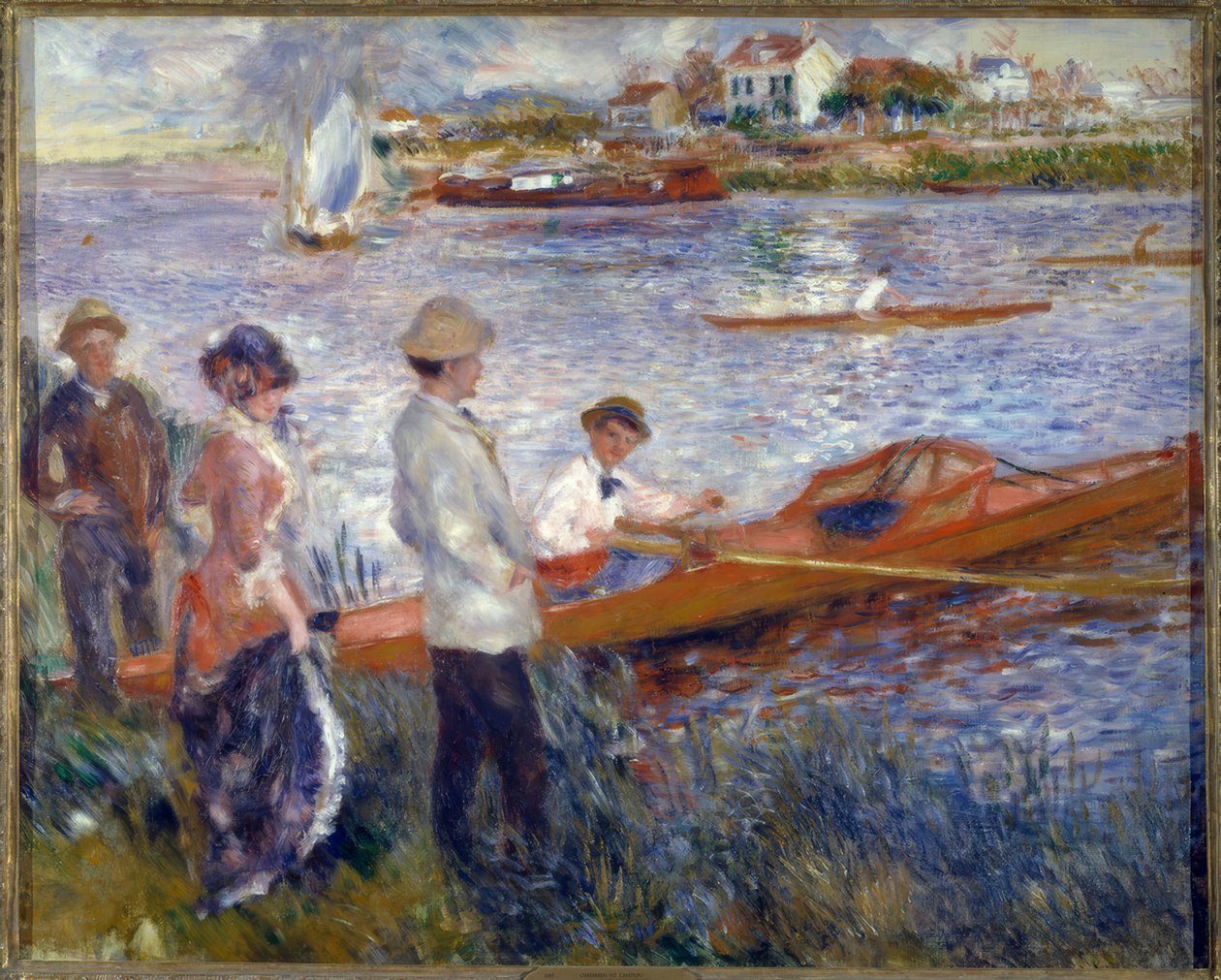 Canotiers på Chatou av Pierre Auguste Renoir