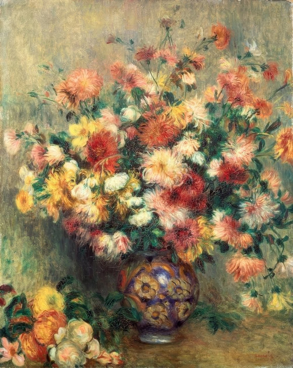 Dahliaene av Pierre Auguste Renoir