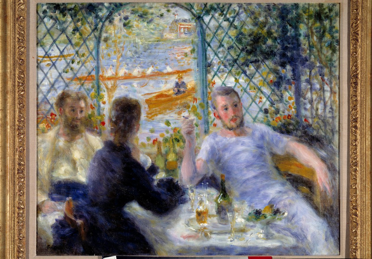 Lunsj på restauranten Fournaise eller roerne lunsj av Pierre Auguste Renoir