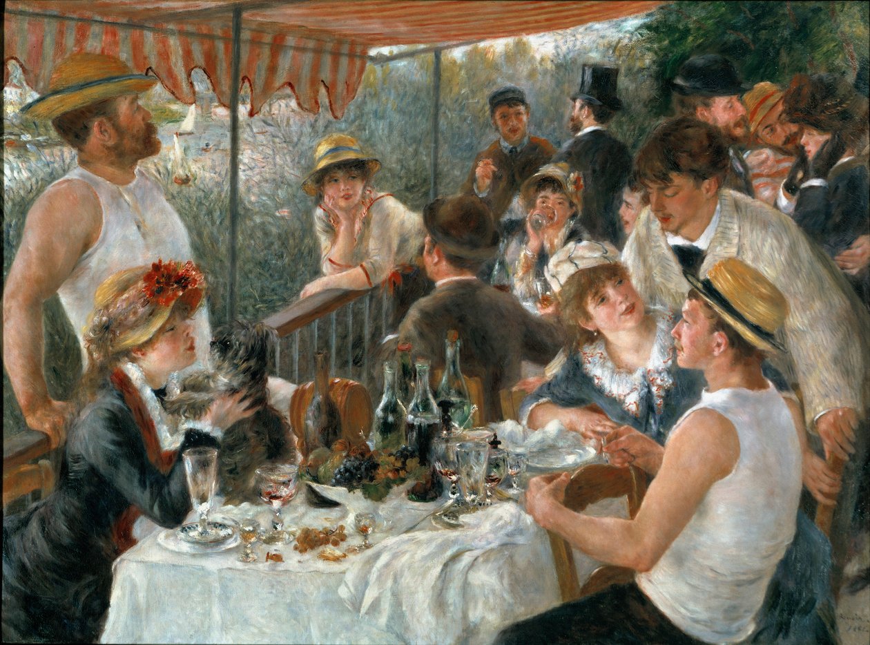 Båtfolkets lunsj av Pierre Auguste Renoir