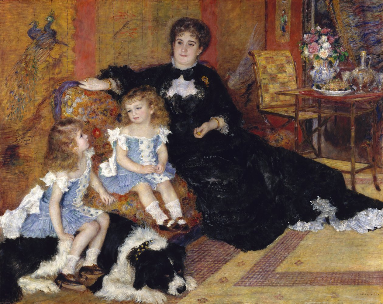 Madame Georges Charpentier Marguerite-Louise Lemonnier, 1848-1904..., 1878. av Pierre Auguste Renoir