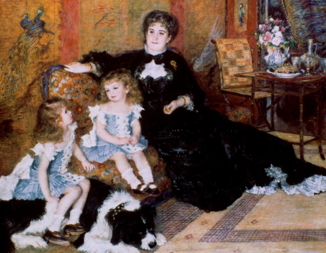 Madame Georges Charpentier og hennes barn, 1878 av Pierre Auguste Renoir