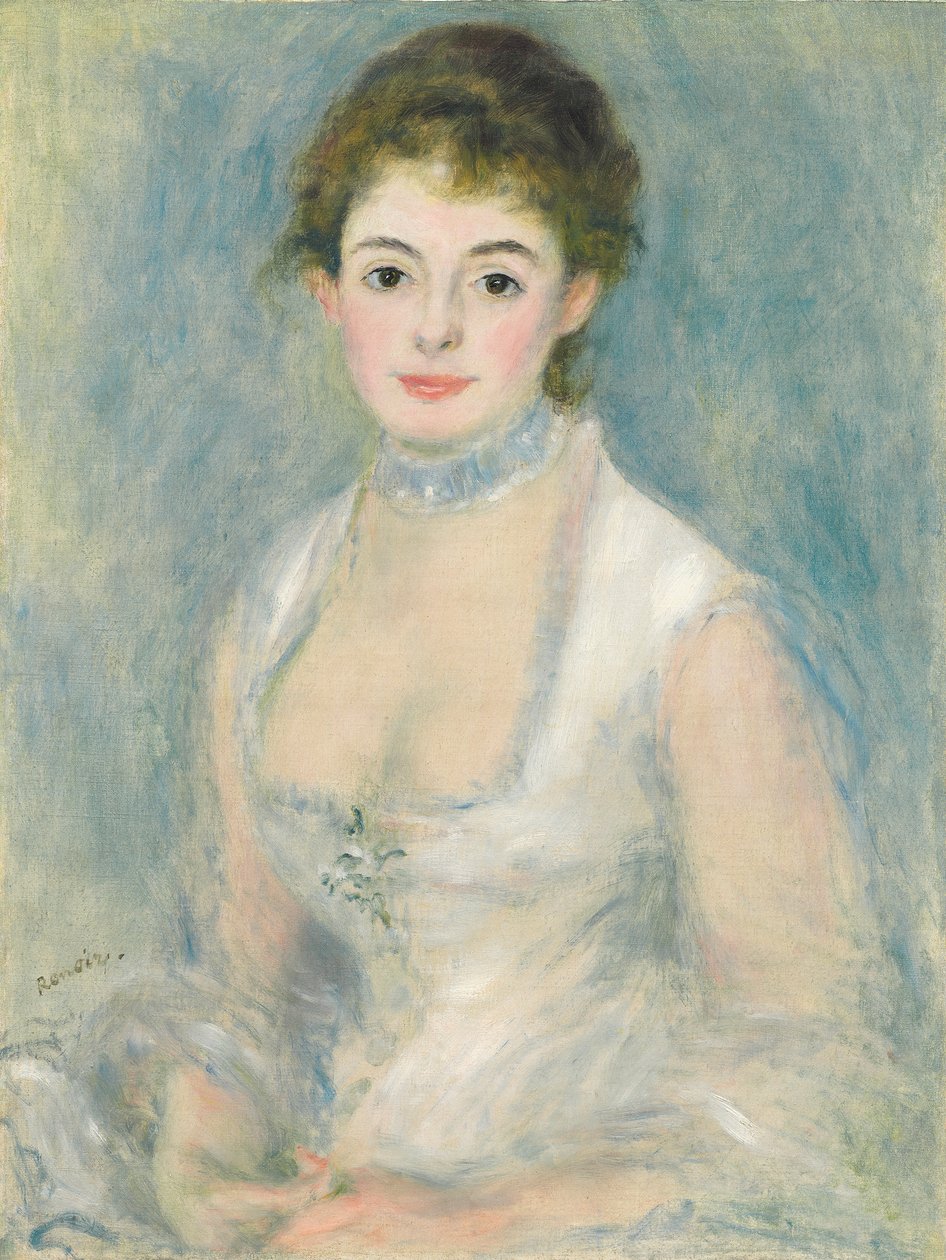 Madame Henriot, ca. 1876 av Pierre Auguste Renoir