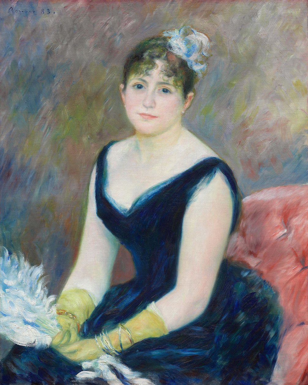 Madame Léon Clapisson, 1883 av Pierre Auguste Renoir