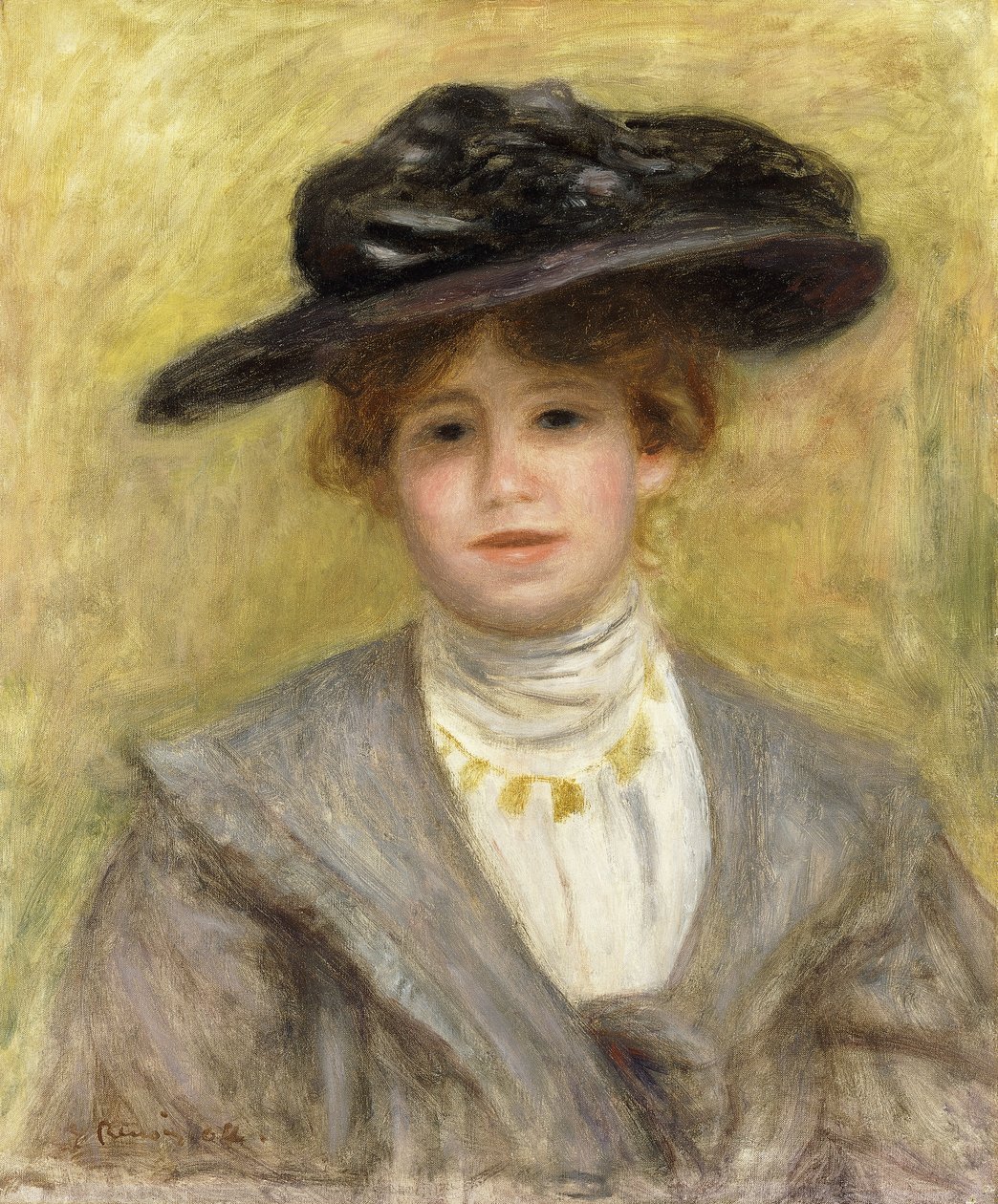 Madame Paul Valery, 1904 av Pierre Auguste Renoir