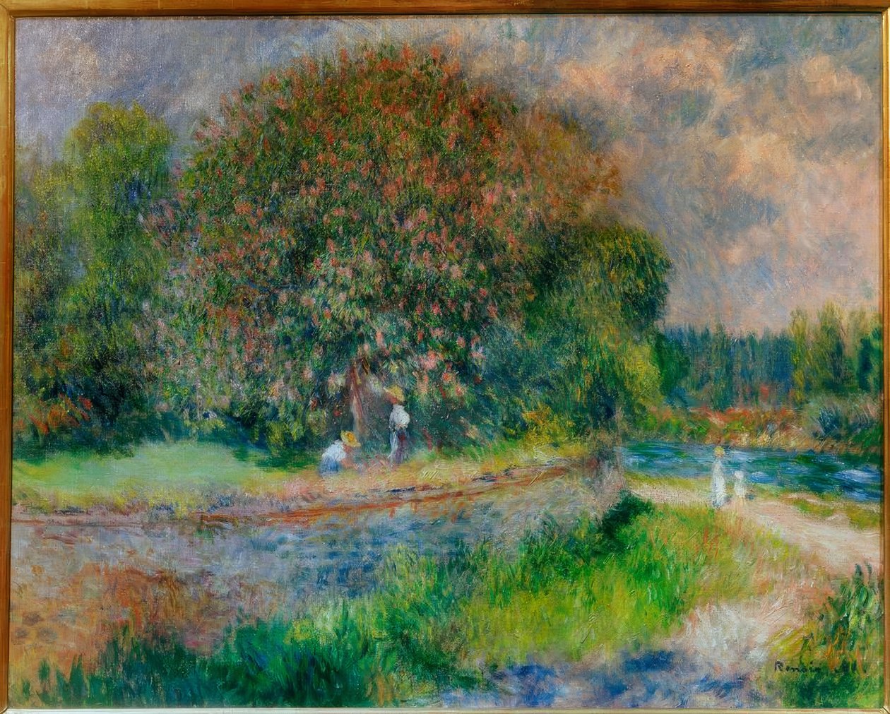 Blomstrende hestekastanje av Pierre Auguste Renoir