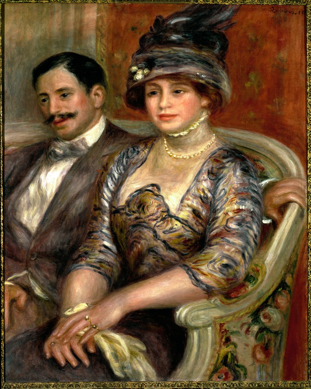 Herr og fru Bernheim de Villers - Portrett av Gaston Bernheim de Villers av Pierre Auguste Renoir