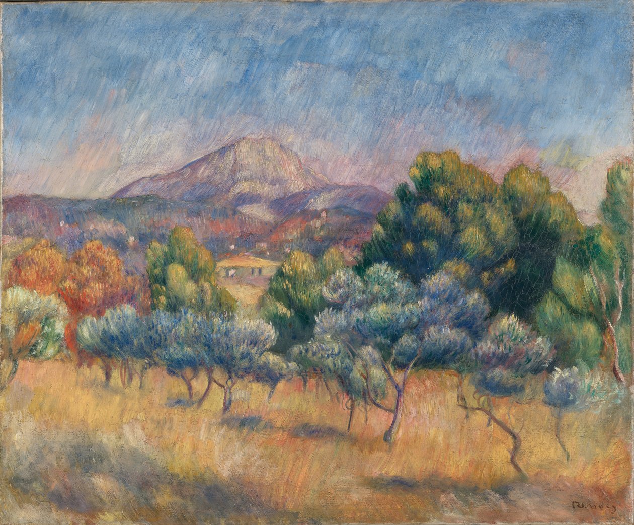 Mont Sainte-Victoire av Pierre Auguste Renoir