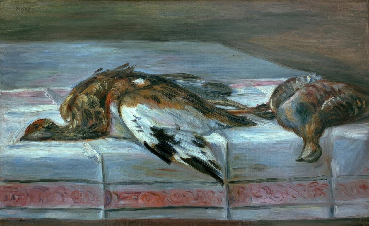 Stilleben med fasan og rapphøne av Pierre Auguste Renoir
