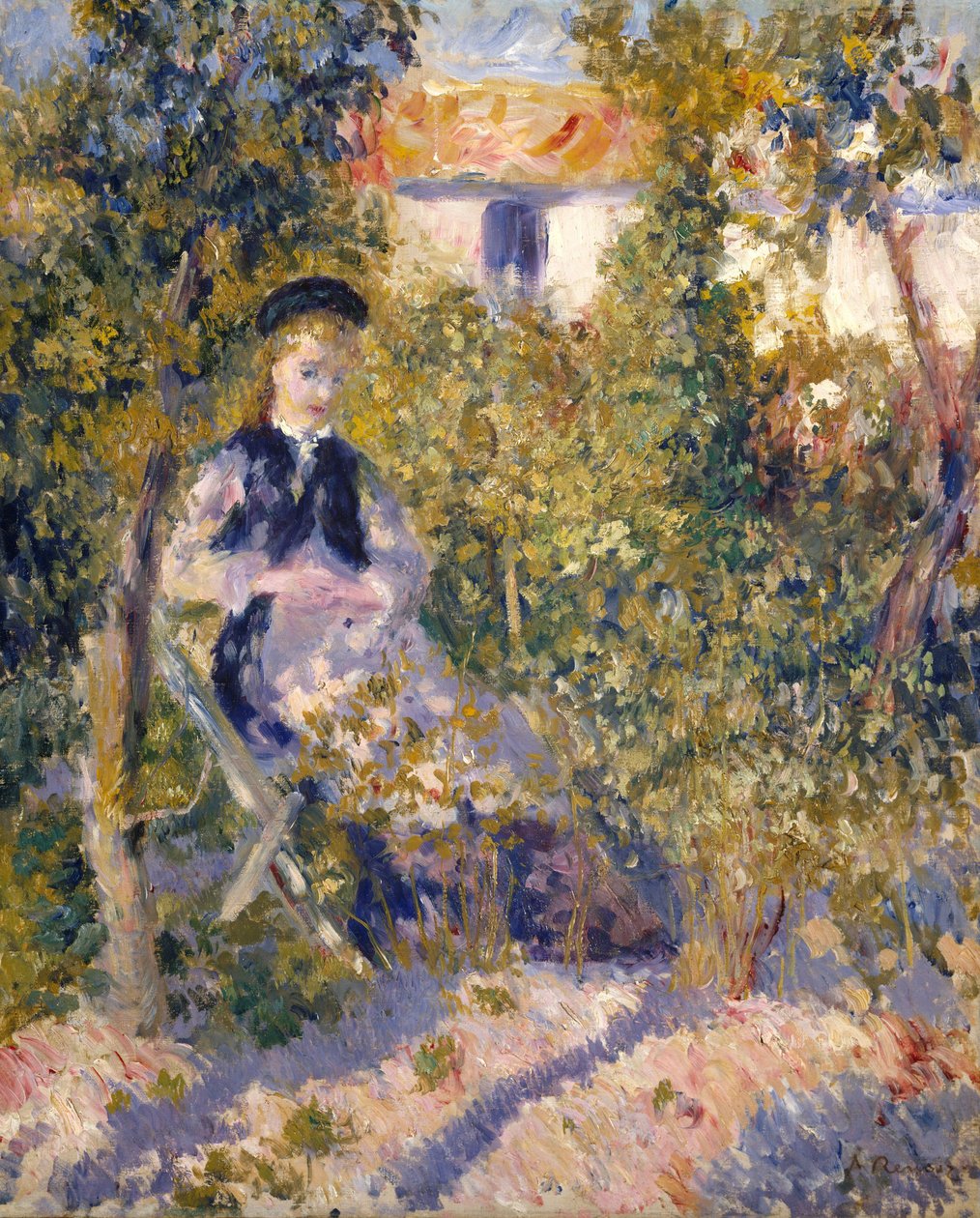 Nini i hagen av Pierre Auguste Renoir