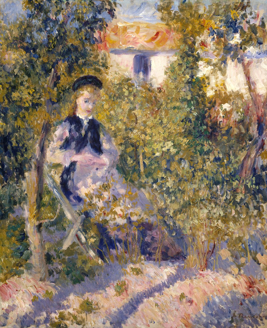 Nini i hagen Nini Lopez, 1876. av Pierre Auguste Renoir