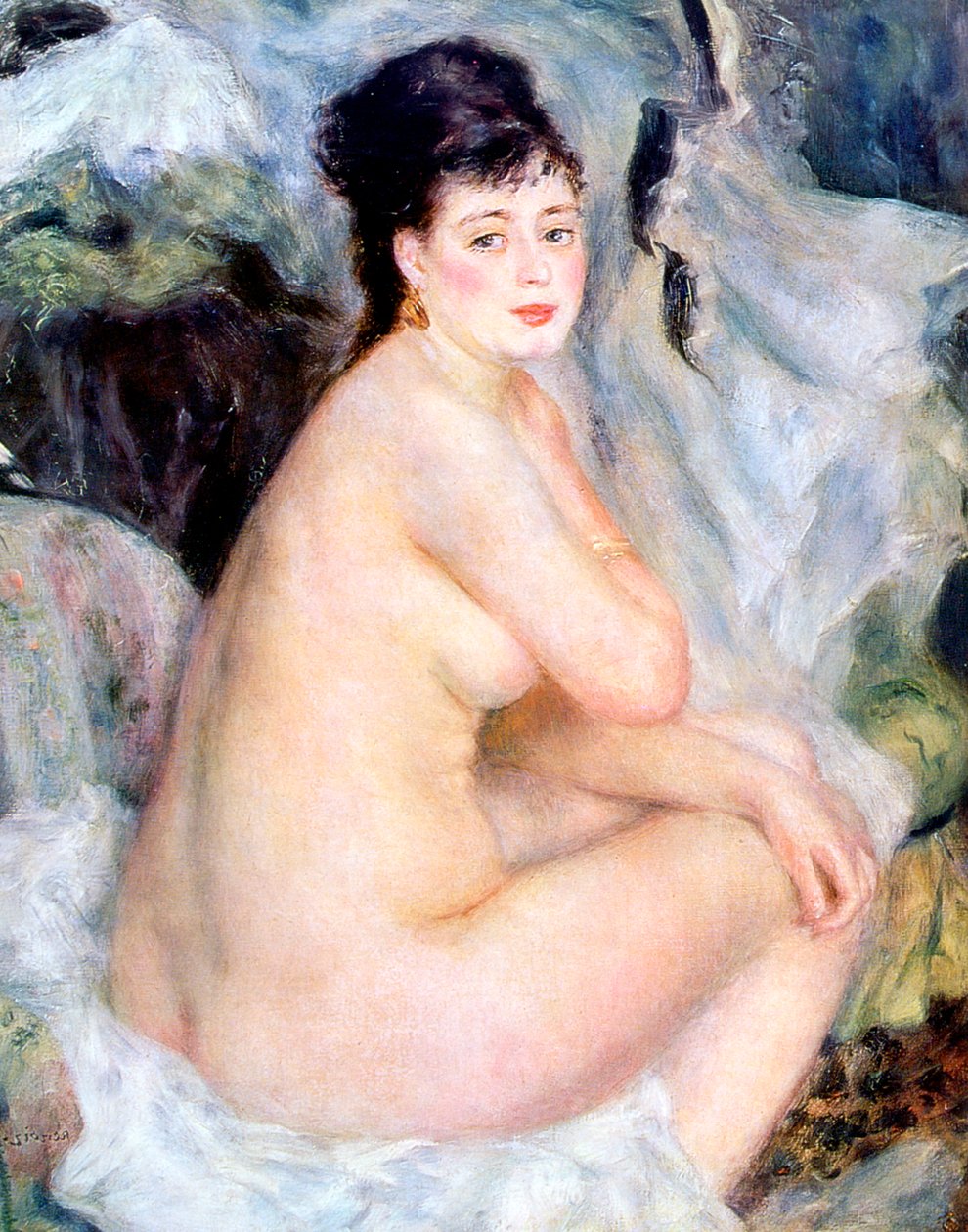 Naken, 1876 av Pierre Auguste Renoir