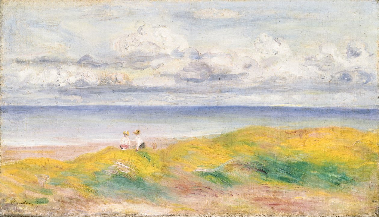 På klippene; På klippen, 1880 av Pierre Auguste Renoir