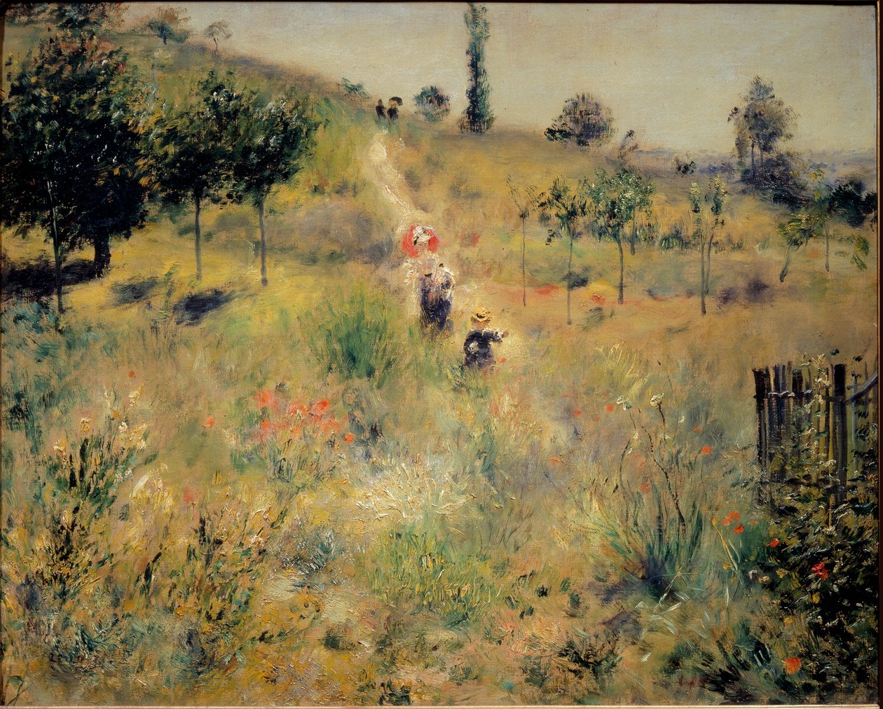 Stien stiger i høye urter av Pierre Auguste Renoir