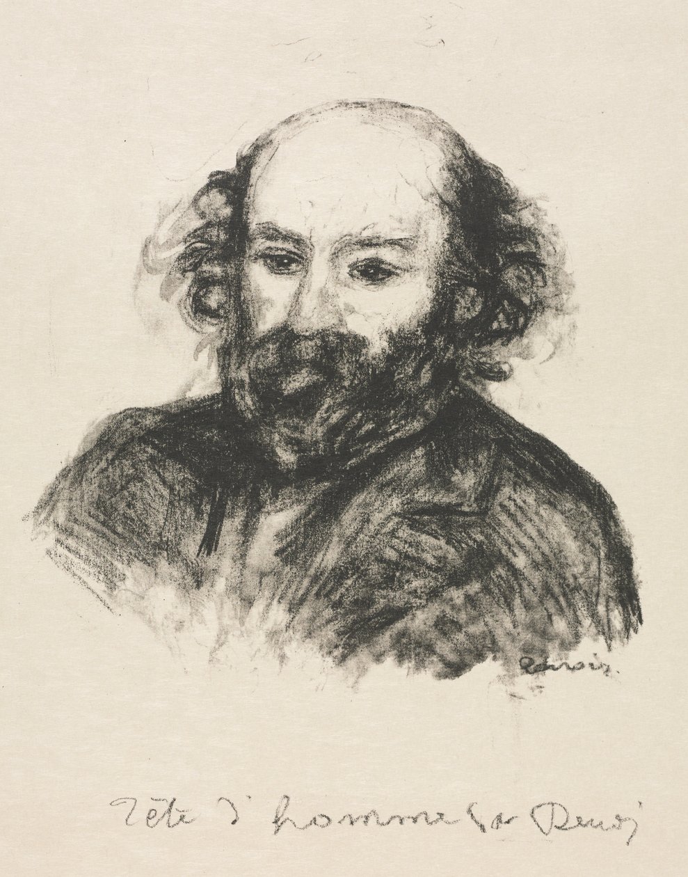 Paul Cézanne av Pierre Auguste Renoir