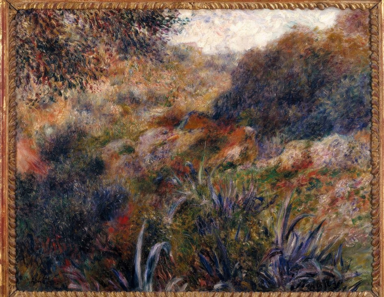 Algerisk landskap. Villkvinnens ravine av Pierre Auguste Renoir