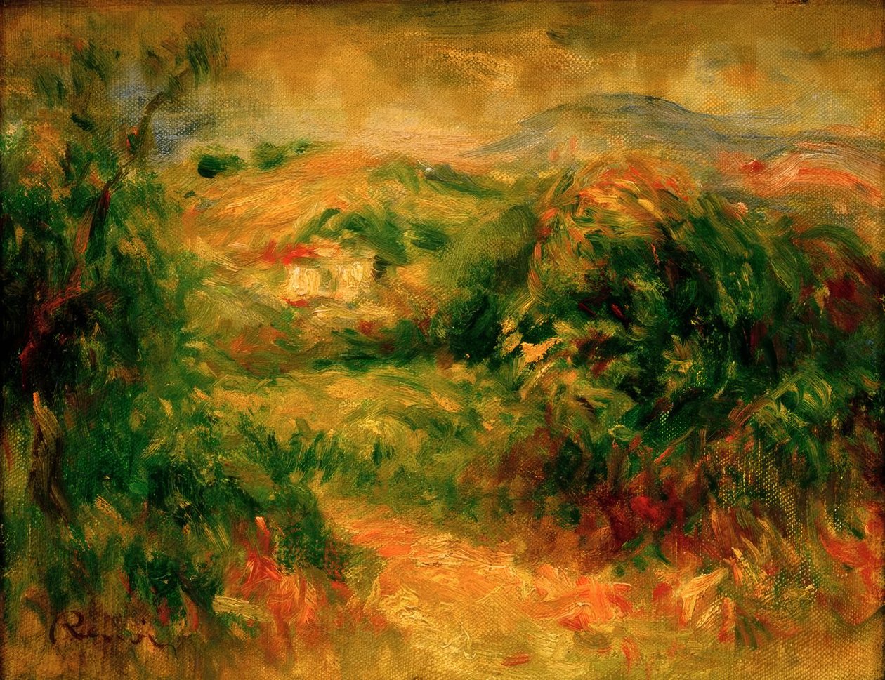 Landskapet i Crosde-Cagnes av Pierre Auguste Renoir