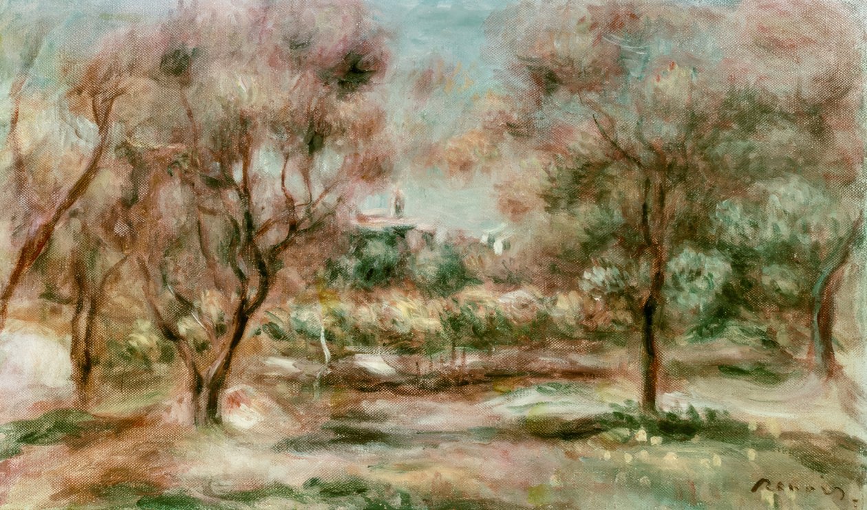 Landskapet i Grasse av Pierre Auguste Renoir