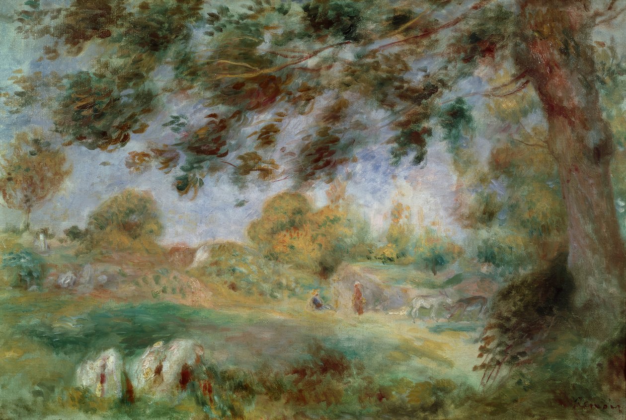 Vårlandskap av Pierre Auguste Renoir