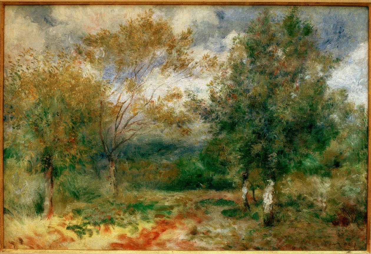 Solrikt landskap av Pierre Auguste Renoir