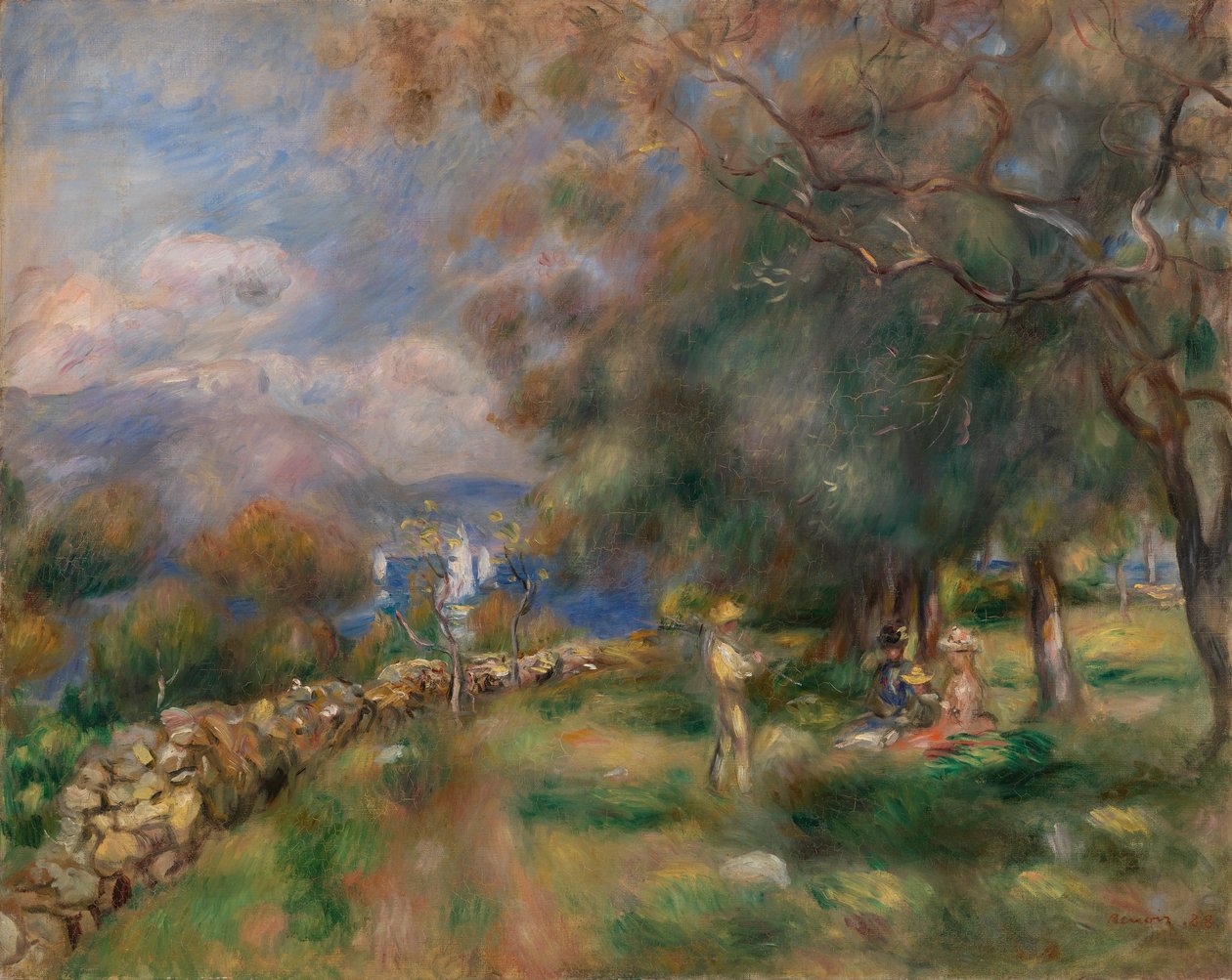 halvøya Saint-Jean av Pierre Auguste Renoir