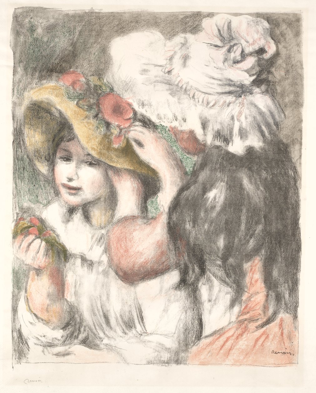 Feste hatten av Pierre Auguste Renoir