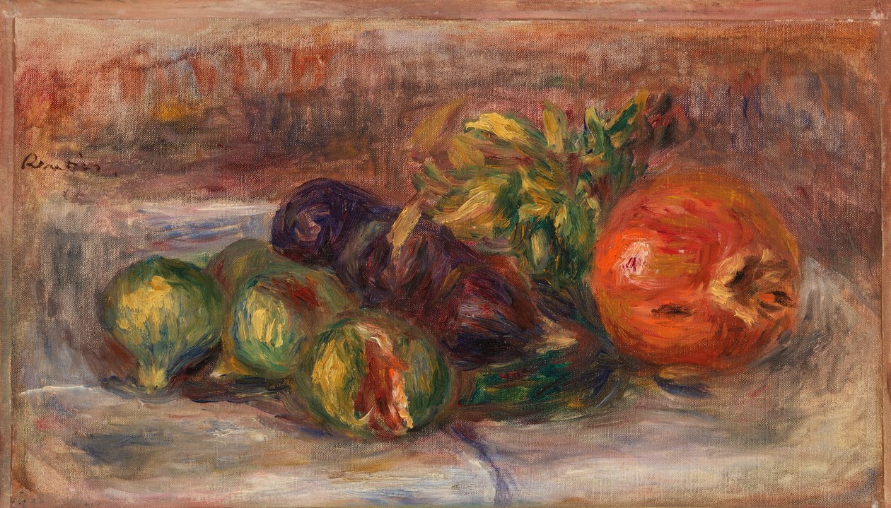 Granateple og fiken (Grenade et figues) av Pierre Auguste Renoir