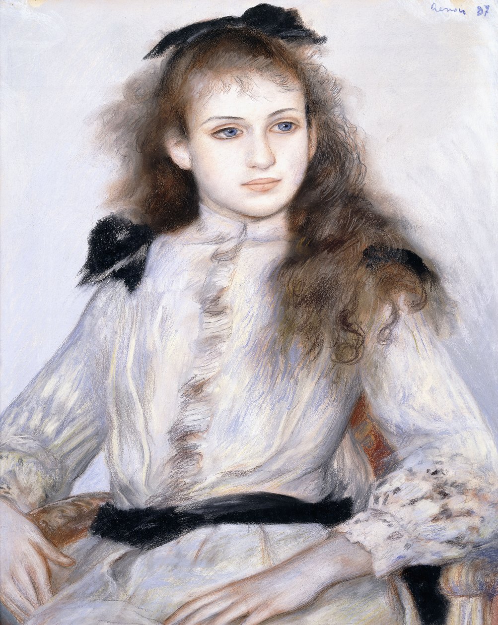Portrett av Madeleine Adam, 1887 av Pierre Auguste Renoir